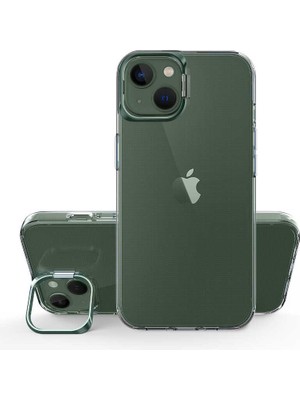 Büşra Ayhan iPhone 14 Kılıf Bsay Skuba Kapak-Koyu Yeşil