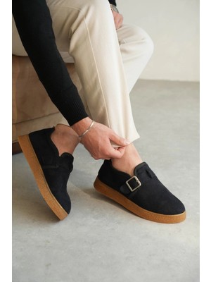 Zengezur Mall Storozde Kb-Kx1 Kuback Lacivert Kahve Taban Kürklü Günlük Erkek Ayakkabı (Numara: 44)