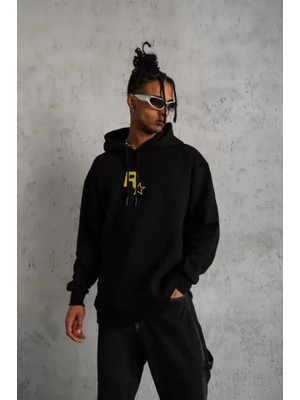 Veralya Unisex Kapşonlu Baskılı Sweetshirt