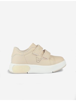 Vicco Oyo Iı Işıklı Unisex Okul Öncesi Bej Sneaker