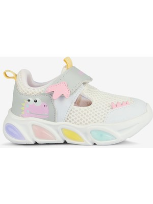 Vicco Vater Işıklı Kız Okul Öncesi Beyaz Spor Ayakkabı