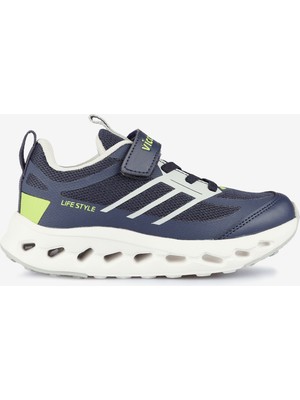 Vicco Jungle Havalı Taban Erkek Çocuk Lacivert Spor Ayakkabı