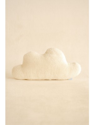 Barine Bulut Şeklinde Peluş Kırlent Krem