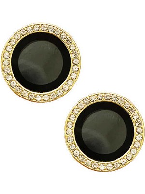 Büşra Ayhan iPhone 14 Plus Uyumlu Bsay Cl-06 Kamera Lens Koruyucu-Gold