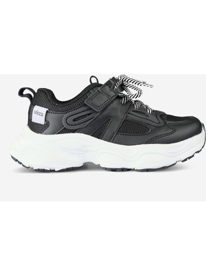 Vicco Feri Havalı Taban Kız Okul Öncesi Siyah Spor Ayakkabı