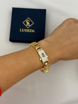 Luseda VIP Zirkon Taşlı Gurmet Kelepçe Bileklik