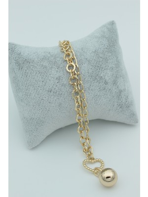 Xuping Jewelry Stil Incisi/xupıng Jewelry Kalpli Top Model Zincir Bileklik