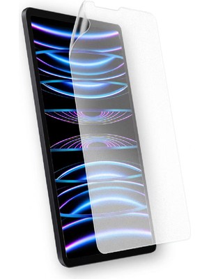Büşra Ayhan iPad Pro 12.9 2020 (4.nesil) Kağıt Hisli Mat Uyumlu Davin Paper Like Tablet Ekran Koruyucu-Renksiz