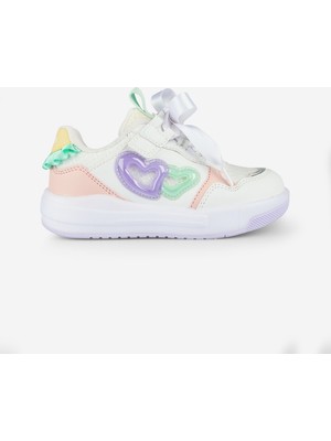 Vicco Tracy Işıklı Kız Bebek Beyaz Sneaker