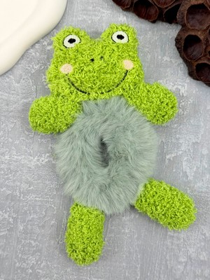 Kurbağa Peluş Lastik Toka