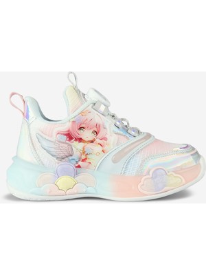 Vicco Yusi Işıklı Kız Bebek Gümüş Sneaker