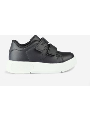 Vicco Oyo II Işıklı Unisex Siyah Sneaker Düz Tabanlı Okul Öncesi Ayakkabı