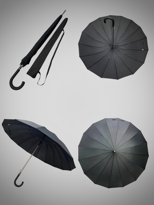 Normadia 24 Telli Baston Protokol Şemsiyesi, Çelik ve Dayanıklı Tasarım