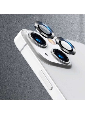 Büşra Ayhan iPhone 13 Uyumlu Bsay Cl-04 Kamera Lens Koruyucu-Gri
