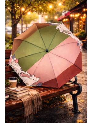 Normadia Rüzgara Dayanıklı Unisex Otomatik Şemsiye, Pratik ve Şık Tasarım