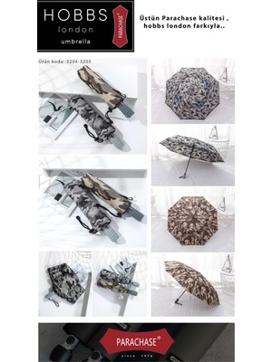 Normadia Otomatik Kamuflaj Şemsiye, 8 Telli, Pratik ve Dayanıklı Tasarım