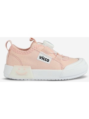Vicco Sörf Işıklı Kız Bebek Pudra Sneaker