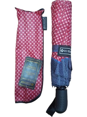 Rubenis Şemsiye 10 Telli 3 Kırmalı Otomatik Açılır, Şık ve Hafif Tasarım