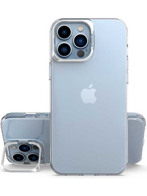 Büşra Ayhan iPhone 13 Pro Max Kılıf Bsay Skuba Kapak-Gümüş
