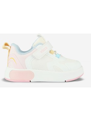 Vicco Babil Işıklı Kız Bebek Beyaz/pembe Sneaker