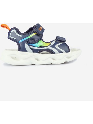 Vicco Lena Işıklı Erkek Bebek Lacivert Sandalet