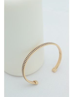 Xuping Jewelry Stil Incisi/xupıng Jewelry Zirkon Taşlı Kelepçe