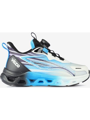 Vicco Vektor Havalı Taban Erkek Okul Öncesi Siyah Spor Ayakkabı