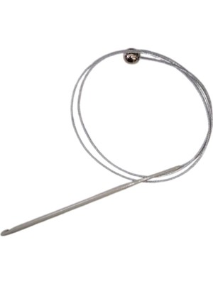 Argesco Mühendislik Misinalı Çelik Stoplu Tığ Şiş 4,5 Numara 60 cm