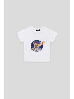 GB Baby Bg Store Erkek Bebek Beyaz Tshirt