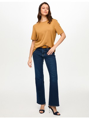 Faik Sönmez Yuvarlak Yaka Kısa Kol T-Shırt S26TSH002