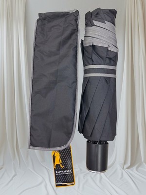 Normadia Siyah Çift Katlı Güçlü Mekanizmalı Elle Açmalı Unisex E-Ticaret Ürünü