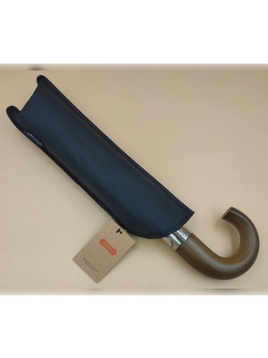 Normadia Şemsiye, Ahşap Baston, Tam Otomatik, Siyah ve Kılıflı, Şık ve Dayanıklı