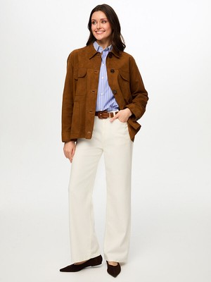 Faik Sönmez Gerçek Süet Deri Ceket S26DRC001