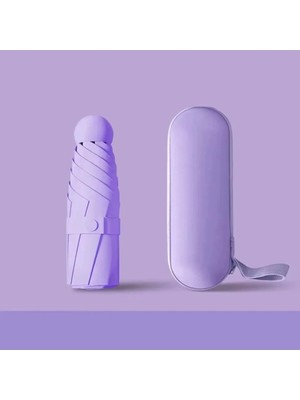 Normadia 6 Telli Mini Cepboy Şemsiye Açık Mavi, Kompakt ve Dayanıklı Tasarım