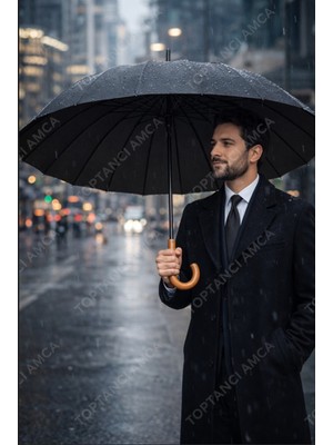 Normadia Güçlendirilmiş Çelik Şemsiye Sırt Askılı Kılıfıyla Güvenle Kullanım