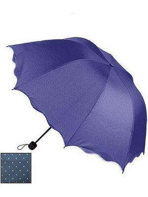 Normadia Mini Unisex Yarasa Model Yağmur Şemsiyesi, Katlanabilir, Renkli ve Şık