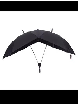 Normadia Çiftler Için Ekstra Büyük Rüzgar Geçirmez Şemsiye, Şık ve Dayanıklı