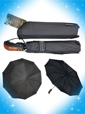 Rubenis Şık ve Dayanıklı 10 Telli Otomatik Açılır Yağmur Şemsiyesi