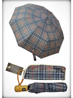 Rubenis 10 Tellili 3 Kırmalı Su Tutmaz Hafif Güçlü Modern Şemsiye