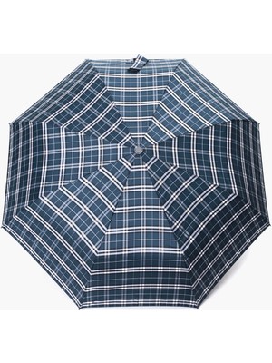 Normadia Renkli Kontrol Desenli Otomatik 3 Kademeli Şemsiye