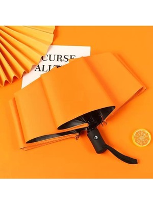 Normadia Tam Otomatik Turuncu Renkli Çanta Boy Şemsiye