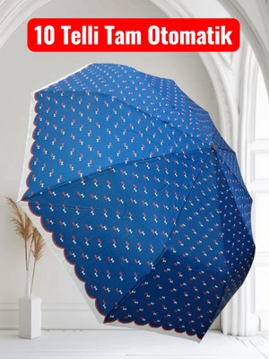 Normadia 10 Telli Full Otomatik Rüzgar Güçlü Fiber Gövde Şemsiye