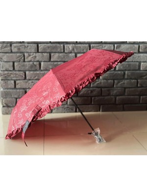 Normadia Bordo Marlux Otomatik Rüzgar Dayanıklı Fiber Gövdeli Şemsiye