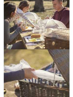 Normadia Dayanıklı ve Şık Yemek Koruma Şemsiyesi, Dış Etkenlere Karşı Mükemmel Koruma