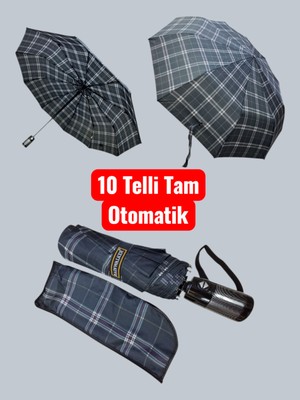 Normadia 10 Telli Otomatik Fiber Gövde Şemsiye, Dayanaklı ve Şık Tasarım