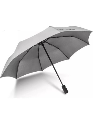 Normadia Tam Otomatik Gri Çanta Şemsiye, Hafif ve Şık Tasarım