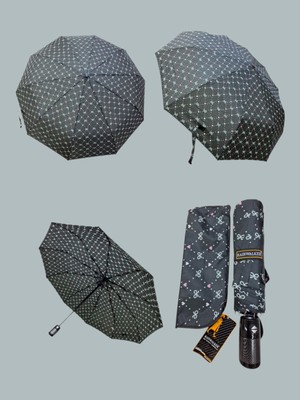 Normadia Yüksek Kalite Fiber 10 Telli Otomatik Şemsiye, Güçlü ve Şık Tasarım