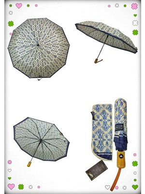 Rubenis 10 Telli Hafif ve Güçlü Modern Şemsiye, Su Tutmaz ve Şık Tasarım