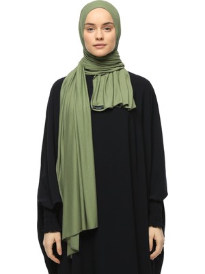 Altobeh Tesettür Penye Şal Düz-Fıstık Yeşili