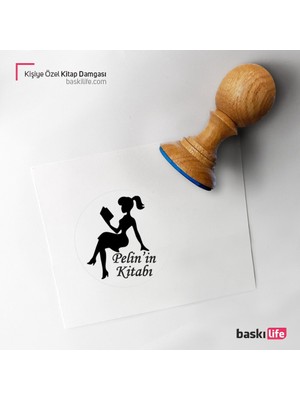 Baskı Life Kişiye Özel Kitap Damgası Kitap Mührü Kaşe Kitap Mühür Özel Damga 289